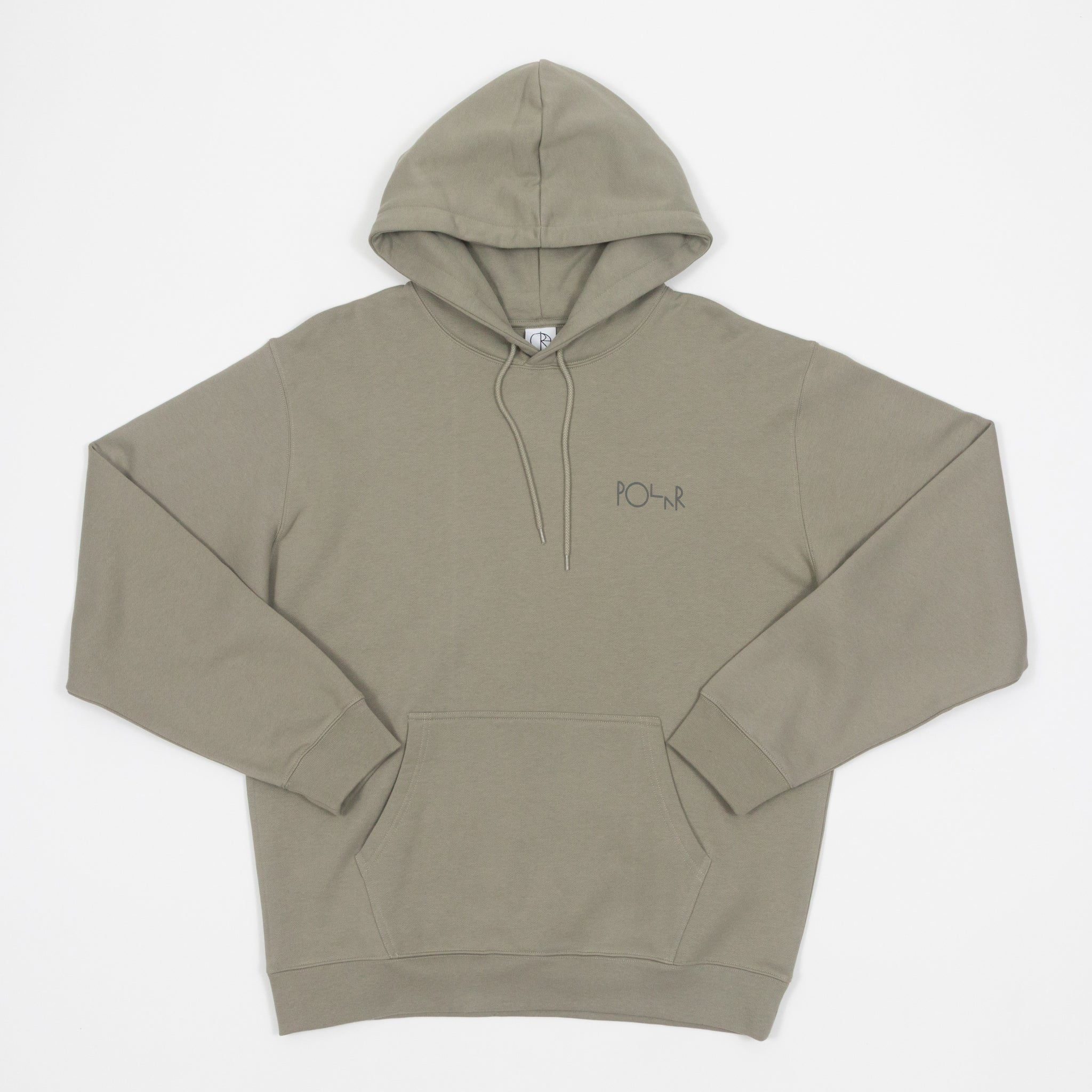 POLAR SKATE CO. Dave Hoodie Stroke Logo in Vetiver