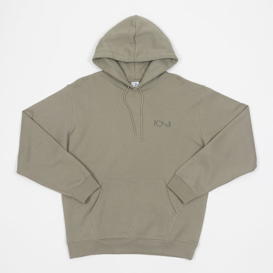 POLAR SKATE CO. Dave Hoodie Stroke Logo in Vetiver