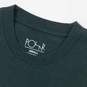 POLAR SKATE CO. Stroke Logo T-Shirt in GREEN