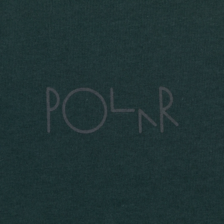 POLAR SKATE CO. Stroke Logo T-Shirt in GREEN