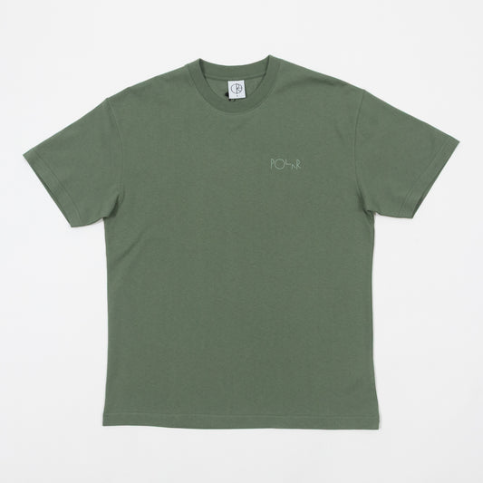 POLAR SKATE CO. Stroke Logo Graphic T-Shirt in GREEN