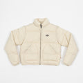 Womens DICKIES Summerdale Puffer Coat in CREAM