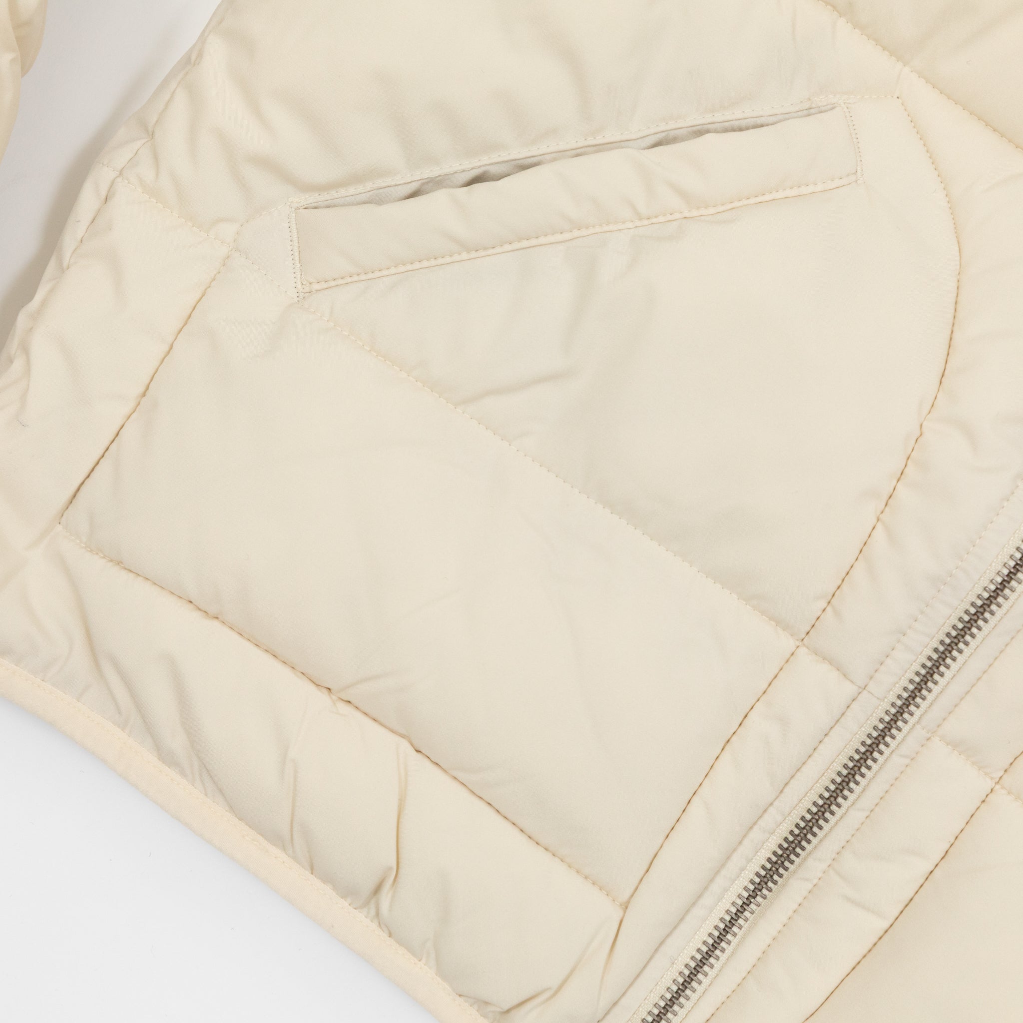 Womens DICKIES Summerdale Puffer Coat in CREAM