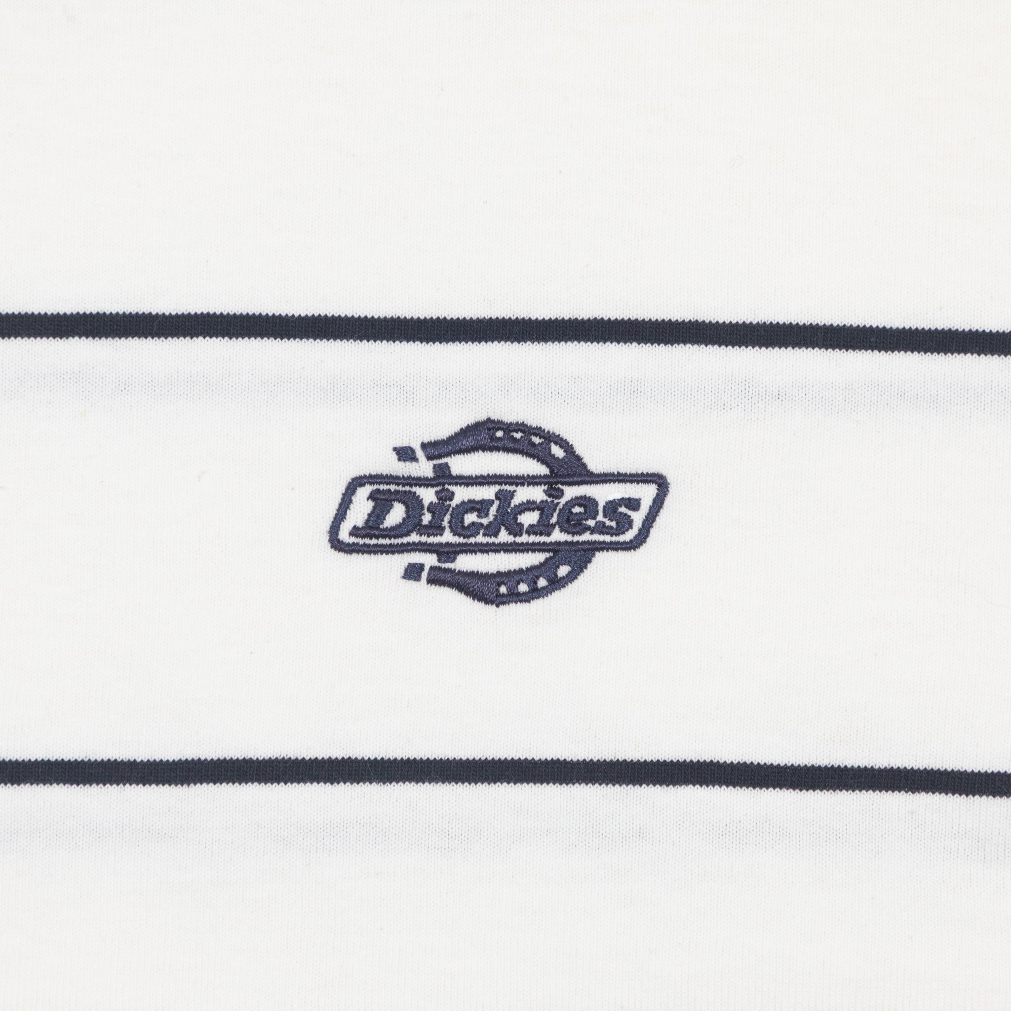 DICKIES Summerdale Rugby Shirt in CREAM & NAVY