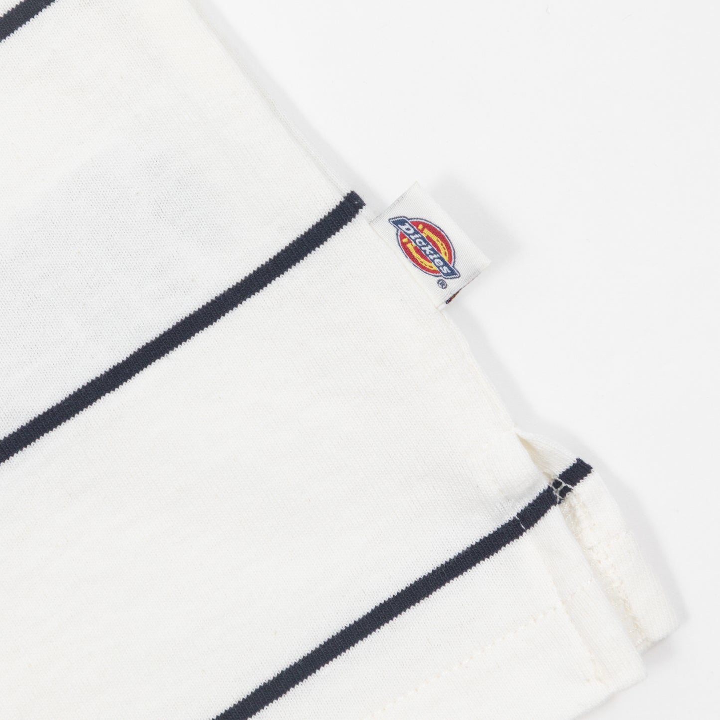 DICKIES Summerdale Rugby Shirt in CREAM & NAVY