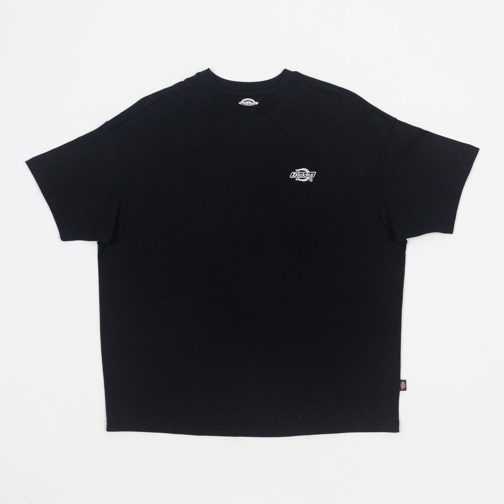 Dickies black oversized womens t-shirt front view