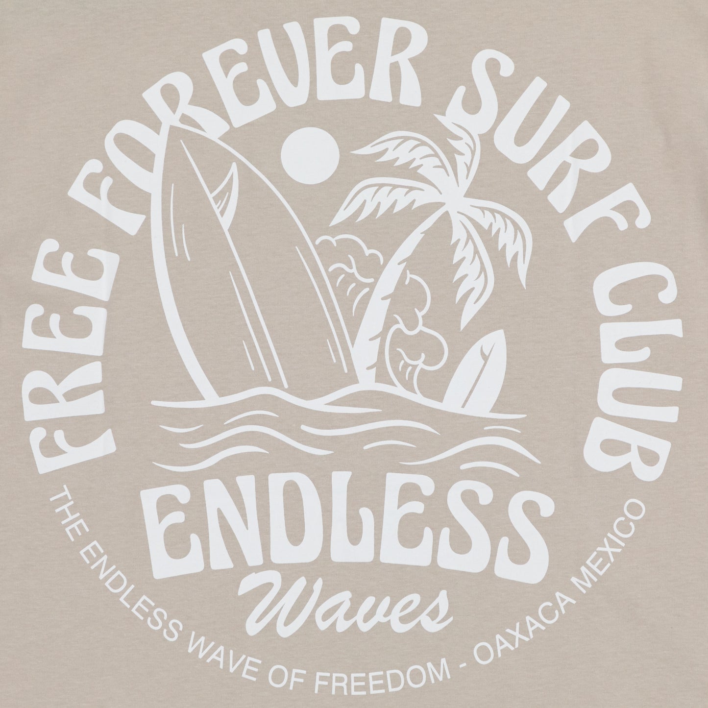 ONLY & SONS Surf Club T-Shirt in BEIGE