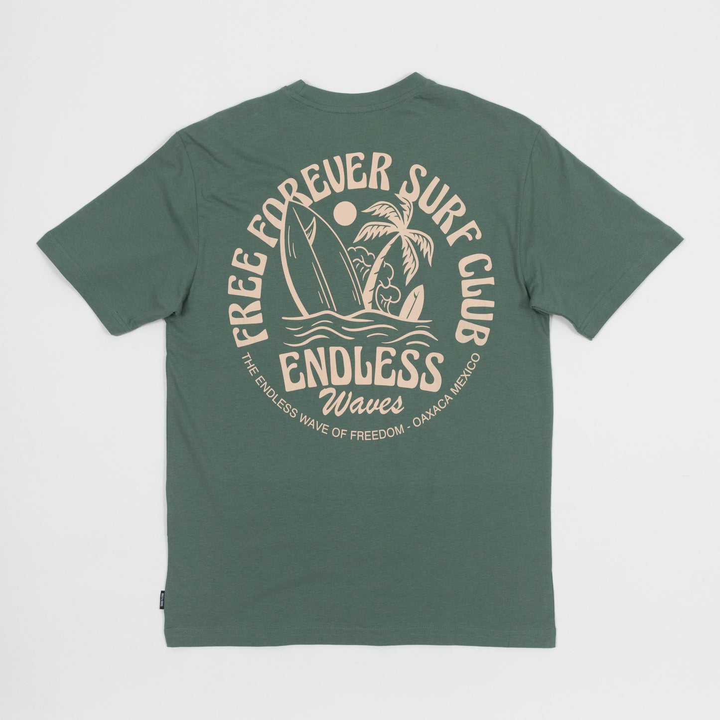 ONLY & SONS Surf Club T-Shirt in GREEN
