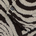 Womens OBEY Swirls Jacquard Zip Jacket in BROWN