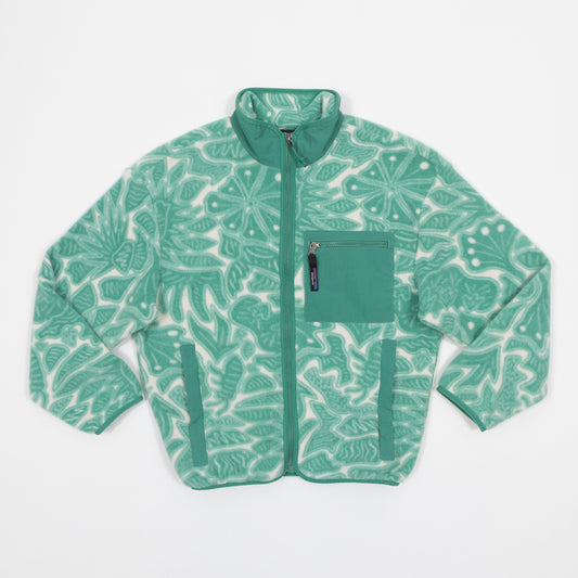 Womens PATAGONIA Synch Pattern Jacket in GREEN