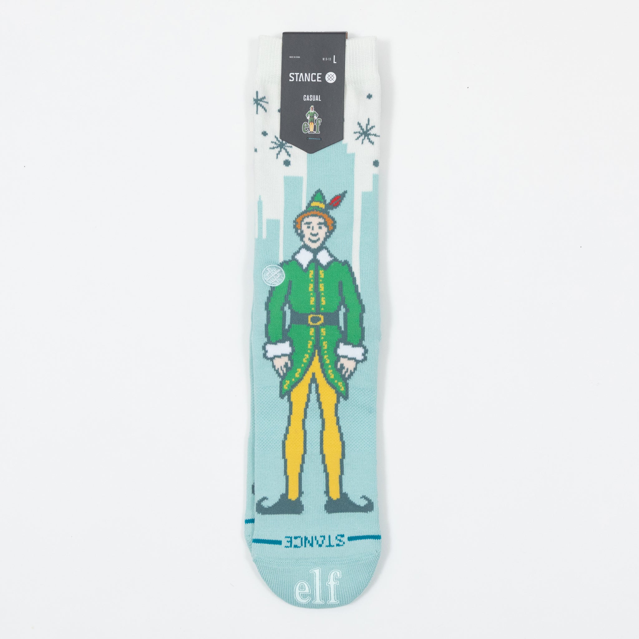 STANCE X THE ELF Big City Elf Socks in ICEBLUE