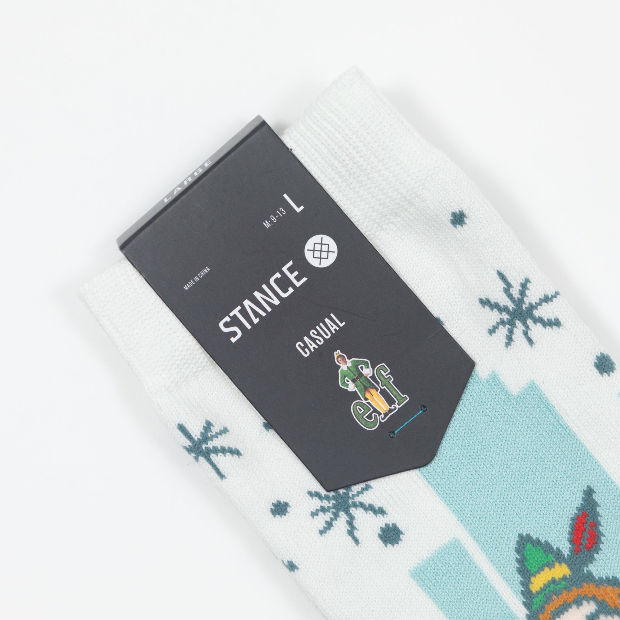 STANCE X THE ELF Big City Elf Socks in ICEBLUE
