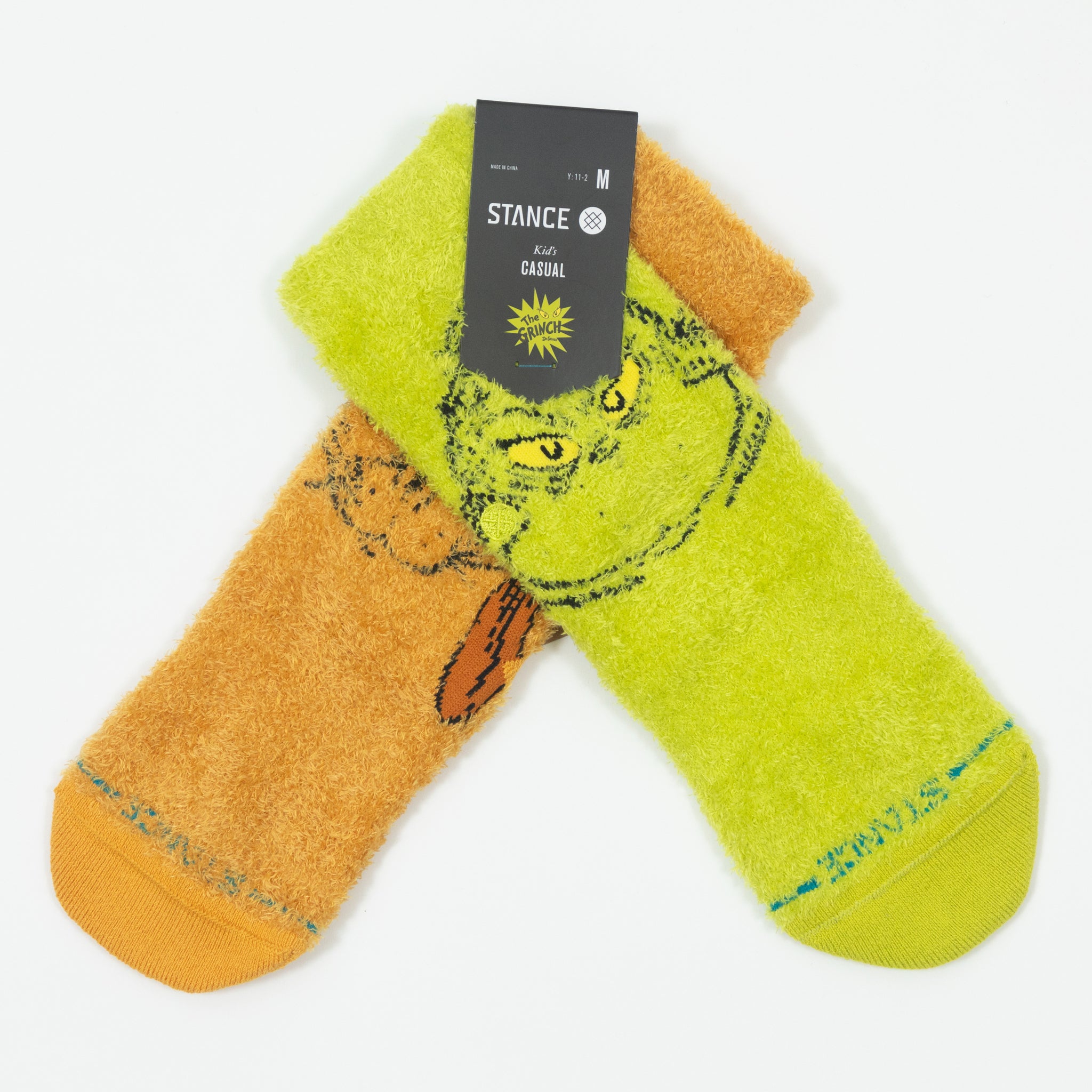 Kids STANCE X THE GRINCH Max & Grinch Socks in GREEN