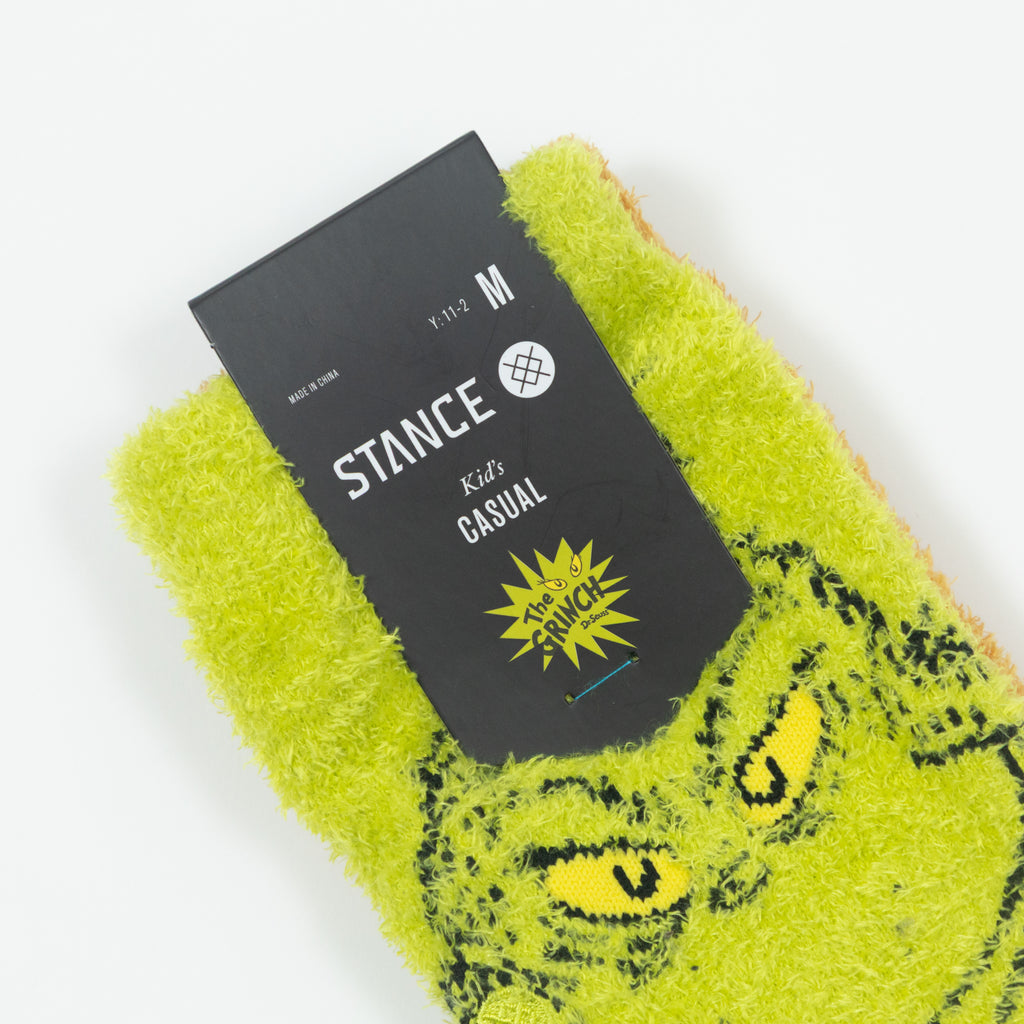 Kids STANCE X THE GRINCH Max & Grinch Socks in GREEN