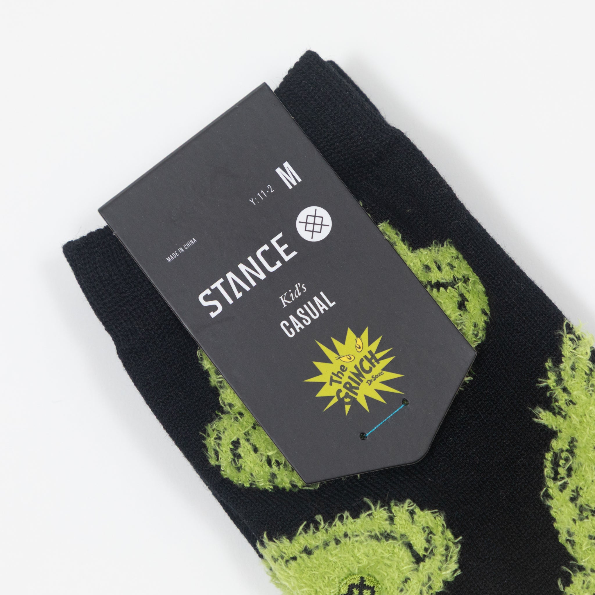 Kids STANCE X THE GRINCH Mean One Socks in BLACK