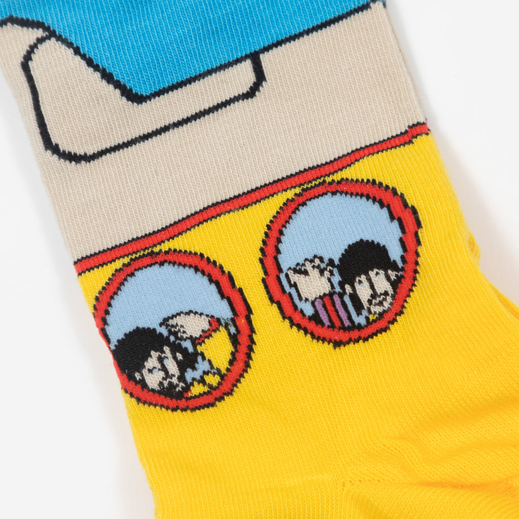 HAPPY SOCKS X THE BEATLES Yellow Submarine Socks in YELLOW & BLUE