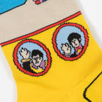 HAPPY SOCKS X THE BEATLES Yellow Submarine Socks in YELLOW & BLUE