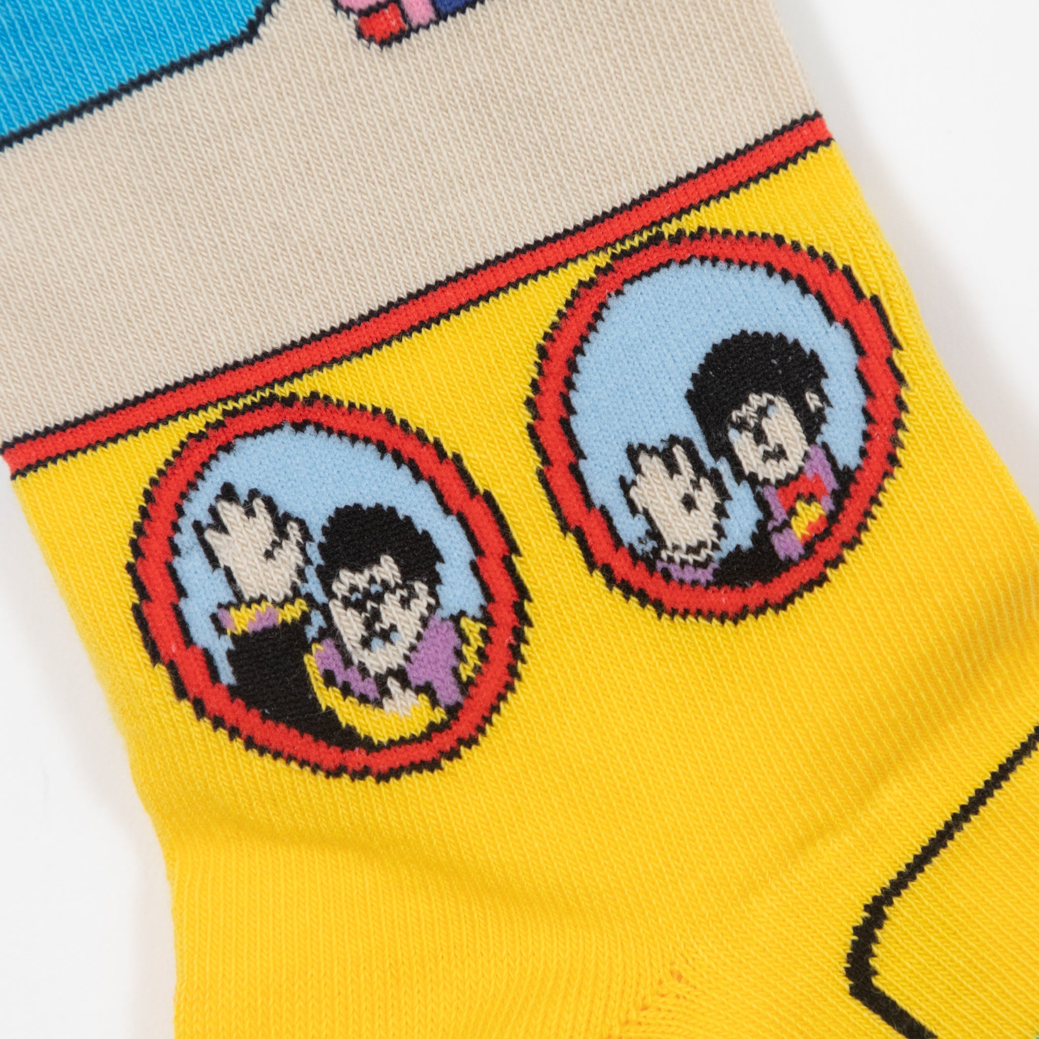 HAPPY SOCKS X THE BEATLES Yellow Submarine Socks in YELLOW & BLUE