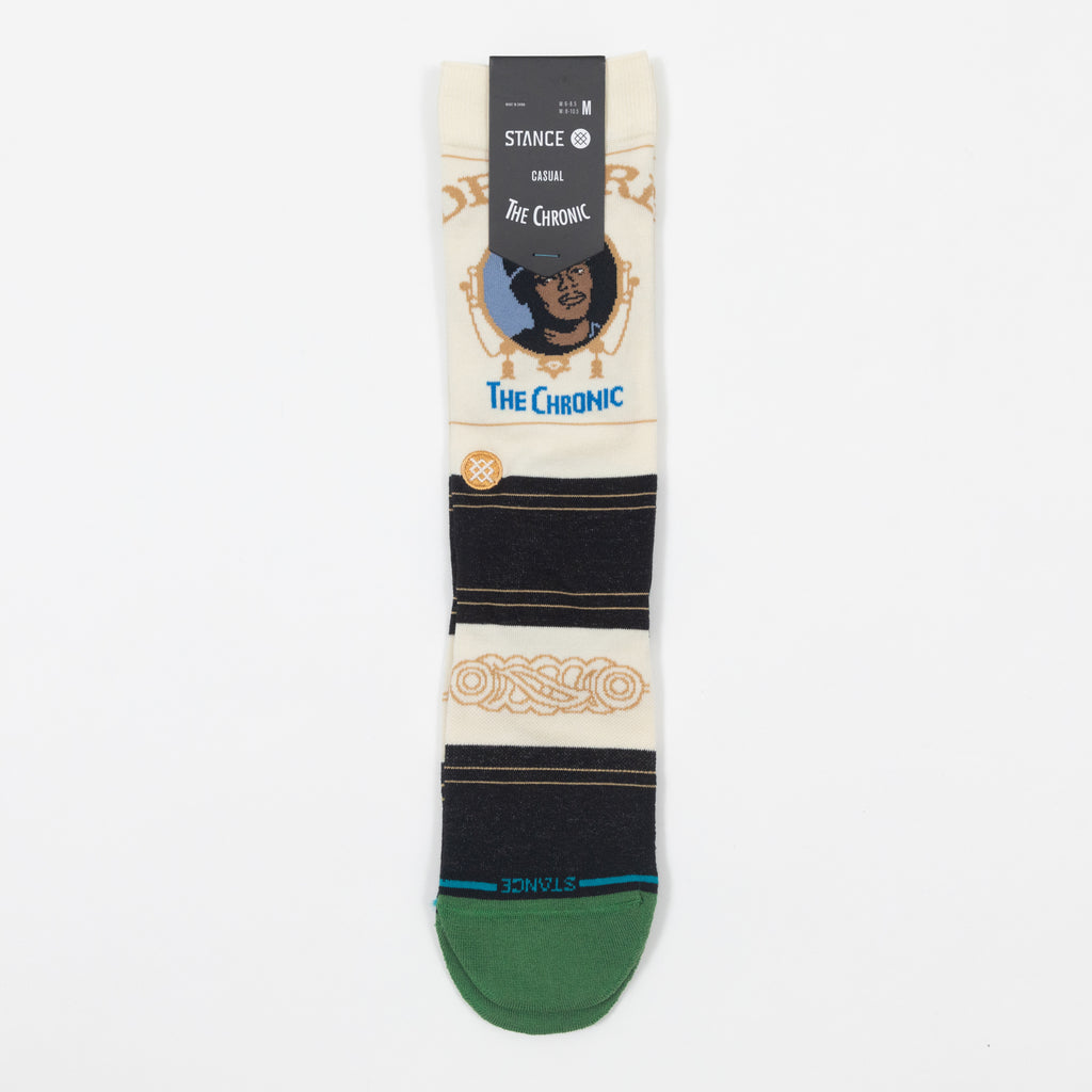 STANCE X THE CHRONIC Crew Socks in BLACK