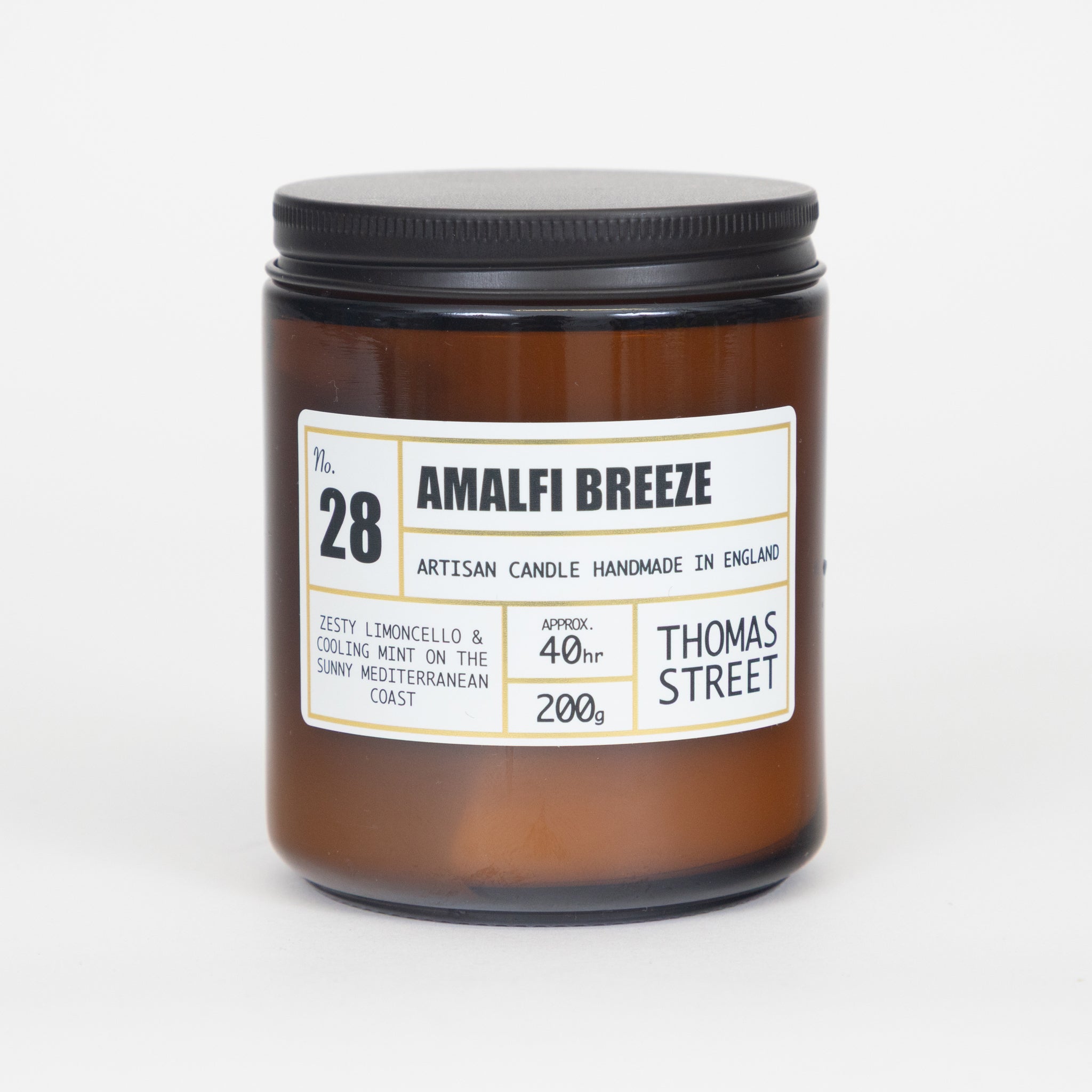 THOMAS STREET CANDLES #28 Amalfi Breeze Scented Candle (200g)