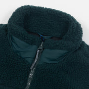 JACK & JONES Teddy Jacket in TEAL GREEN