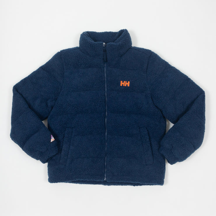 HELLY HANSEN Teddy Pile Jacket in NAVY