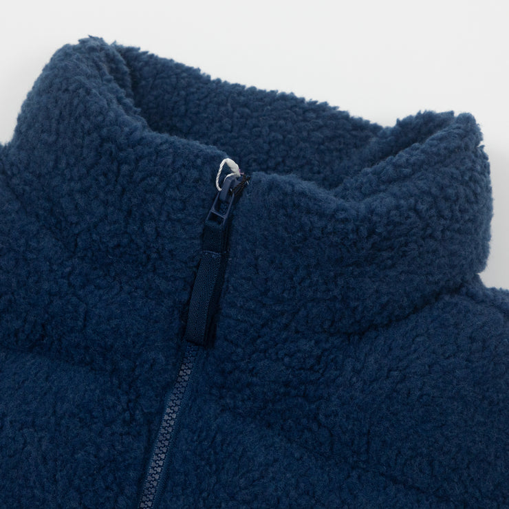 HELLY HANSEN Teddy Pile Jacket in NAVY