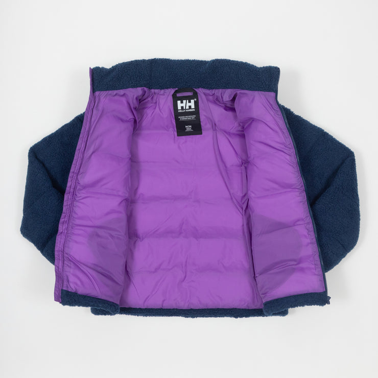 HELLY HANSEN Teddy Pile Jacket in NAVY