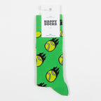 HAPPY SOCKS Tennis Ball Socks in GREEN