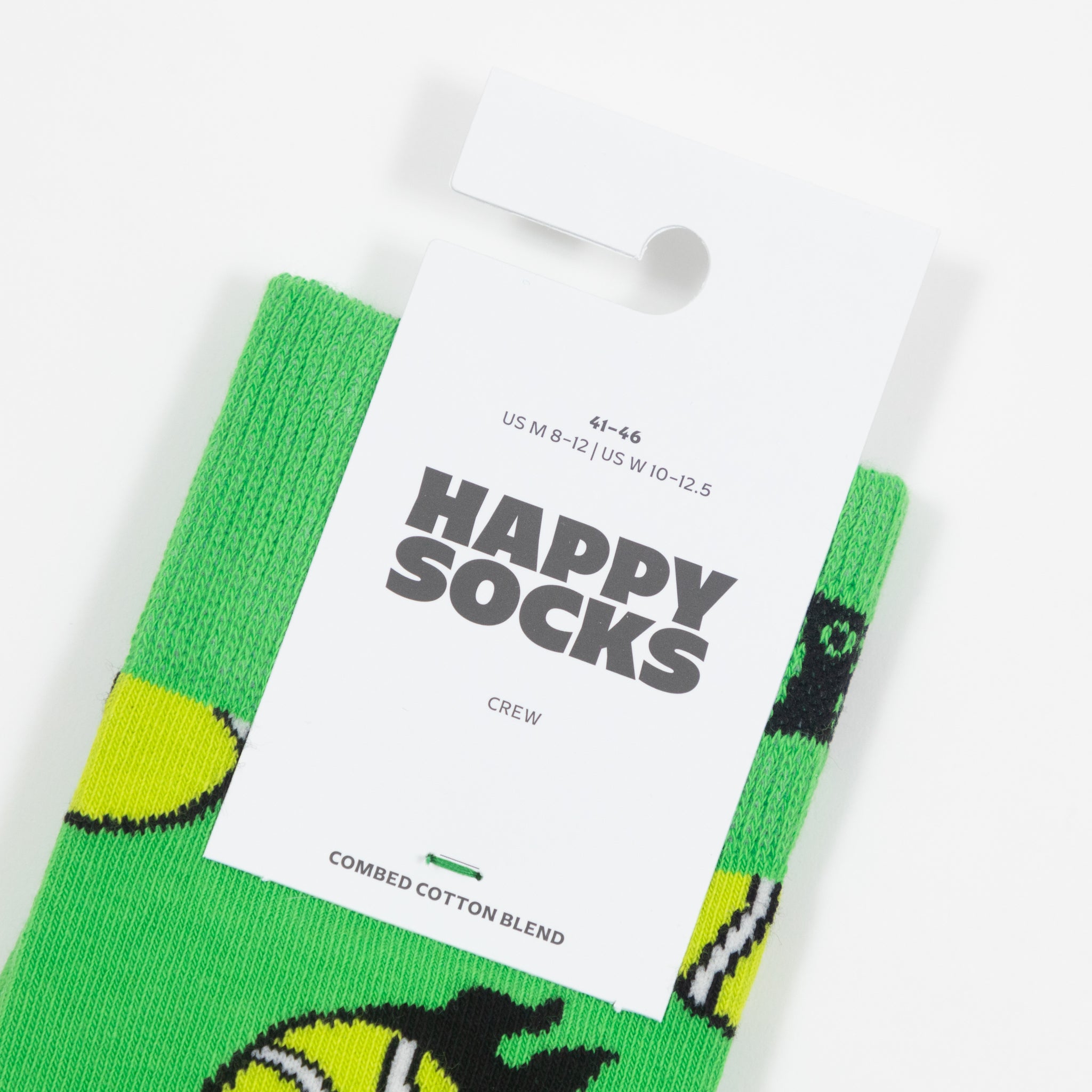 HAPPY SOCKS Tennis Ball Socks in GREEN