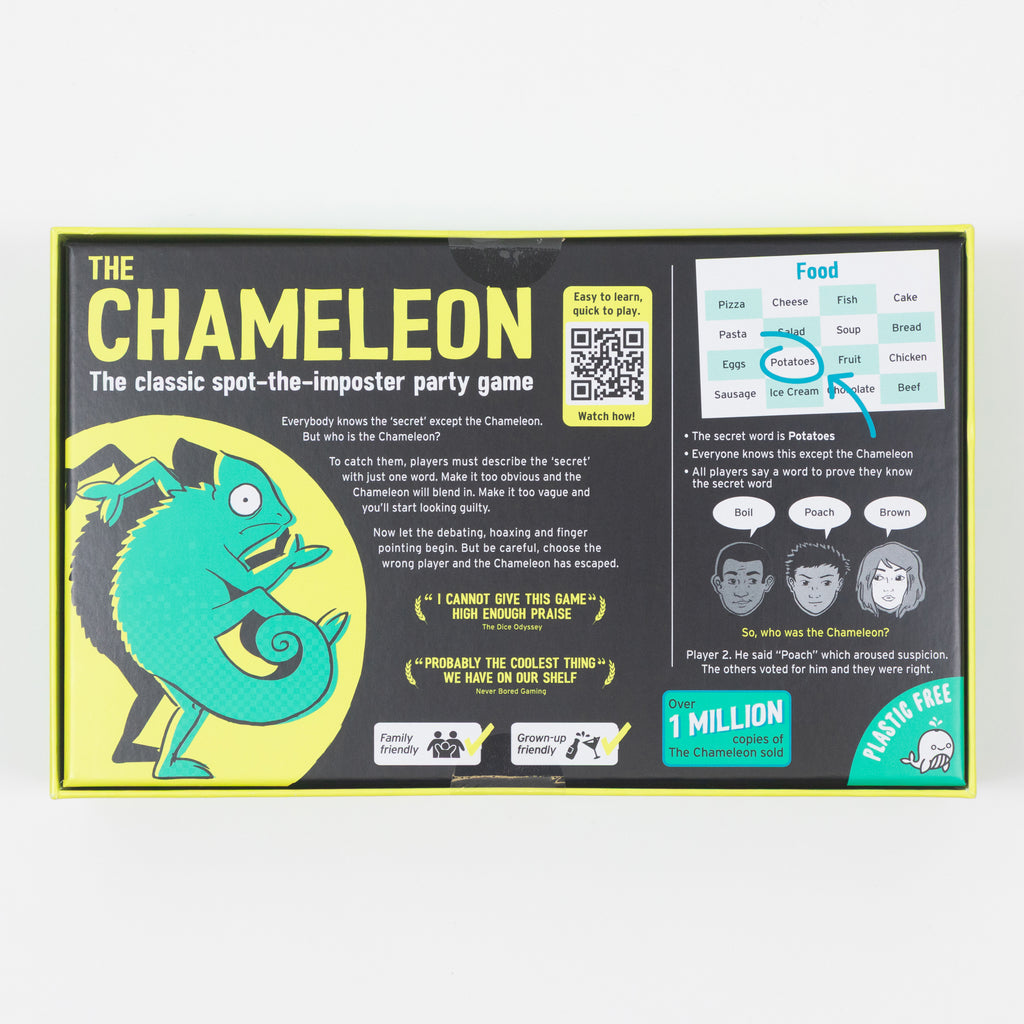 The Chameleon: Find The Traitor Card Game