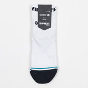 Womens STANCE The Spice Girls Socks in WHITE