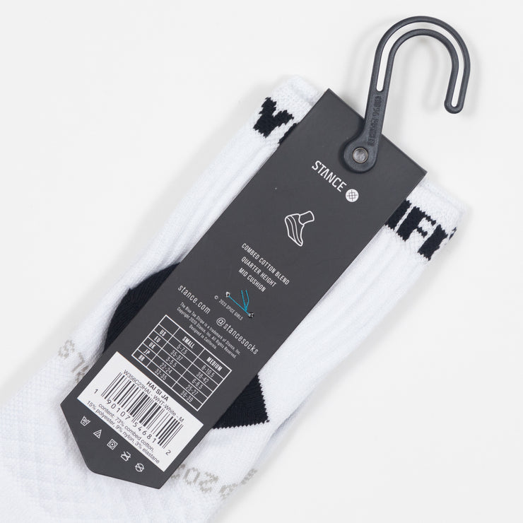 Womens STANCE The Spice Girls Socks in WHITE