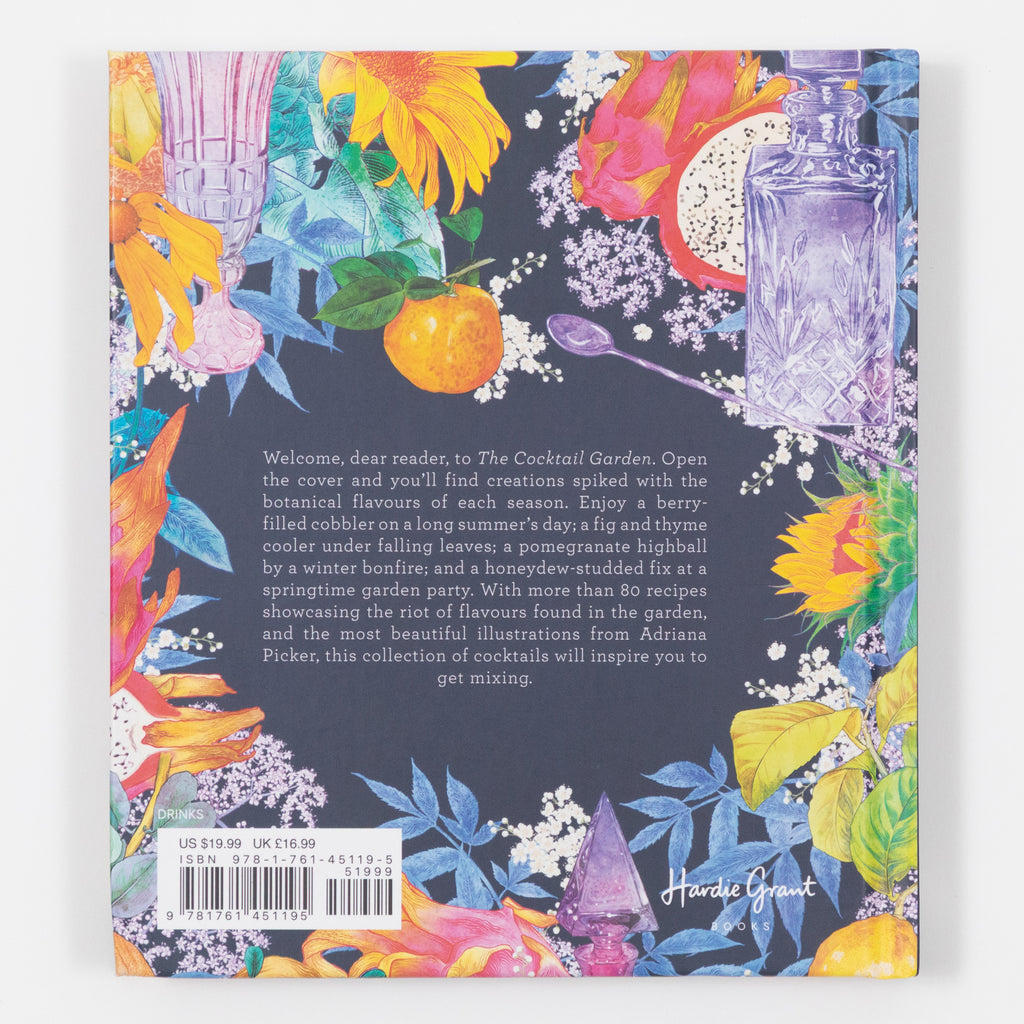 cocktail recipe book back cover blurb