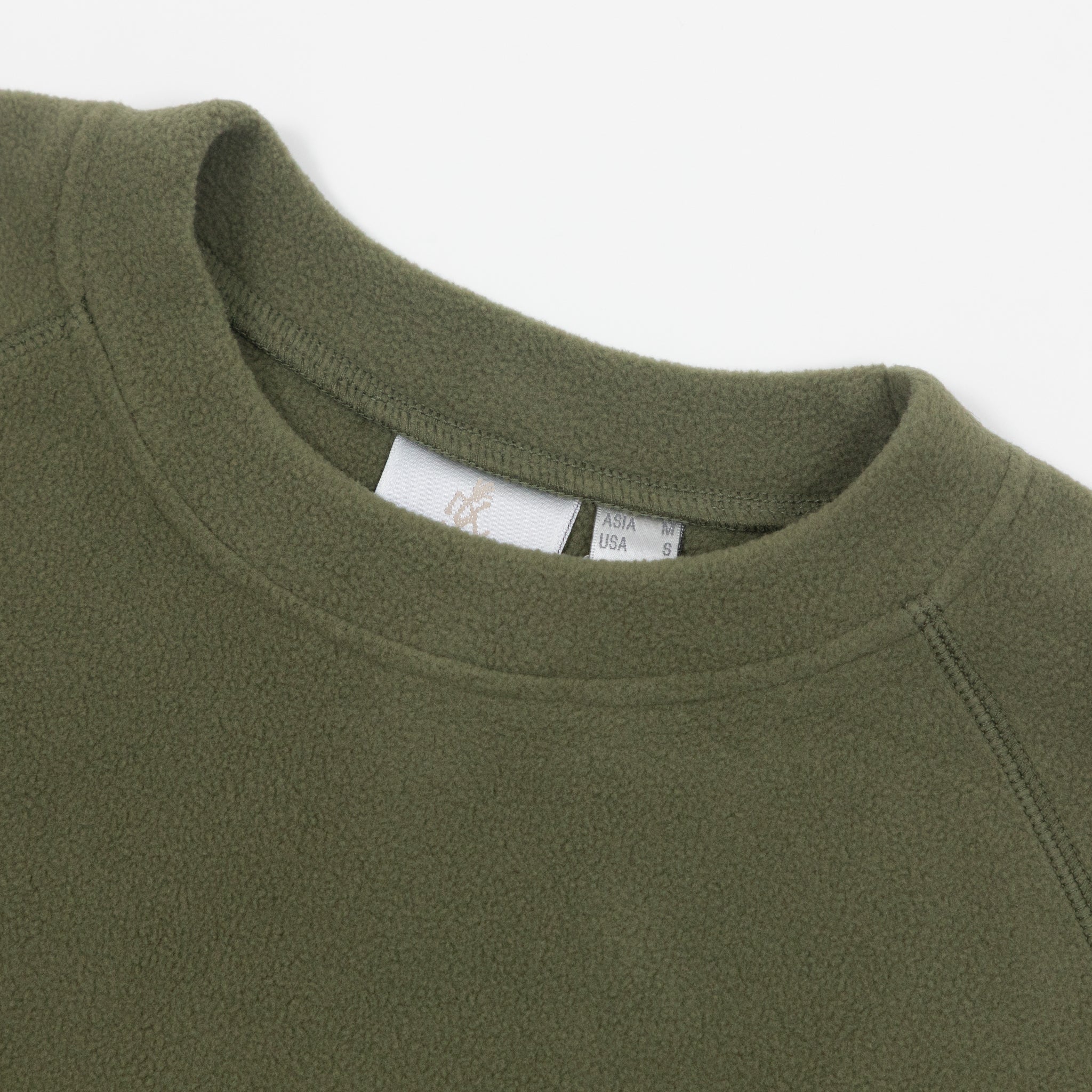 GRAMICCI Thermal Fleece Sweatshirt in OLIVE GREEN