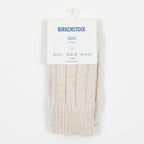 Womens BIRKENSTOCK Twist Thick Socks in CREAM