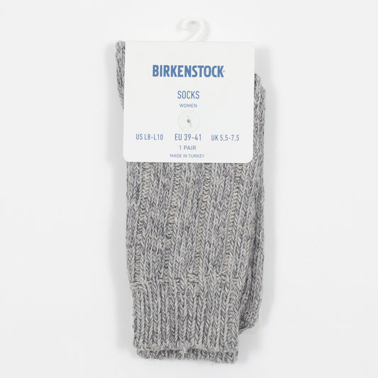 Womens BIRKENSTOCK Twist Thick Socks in GREY