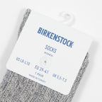 Womens BIRKENSTOCK Twist Thick Socks in LIGHT GRAY