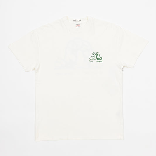 MISFIT SHAPES Third Cycle T-Shirt in WHITE