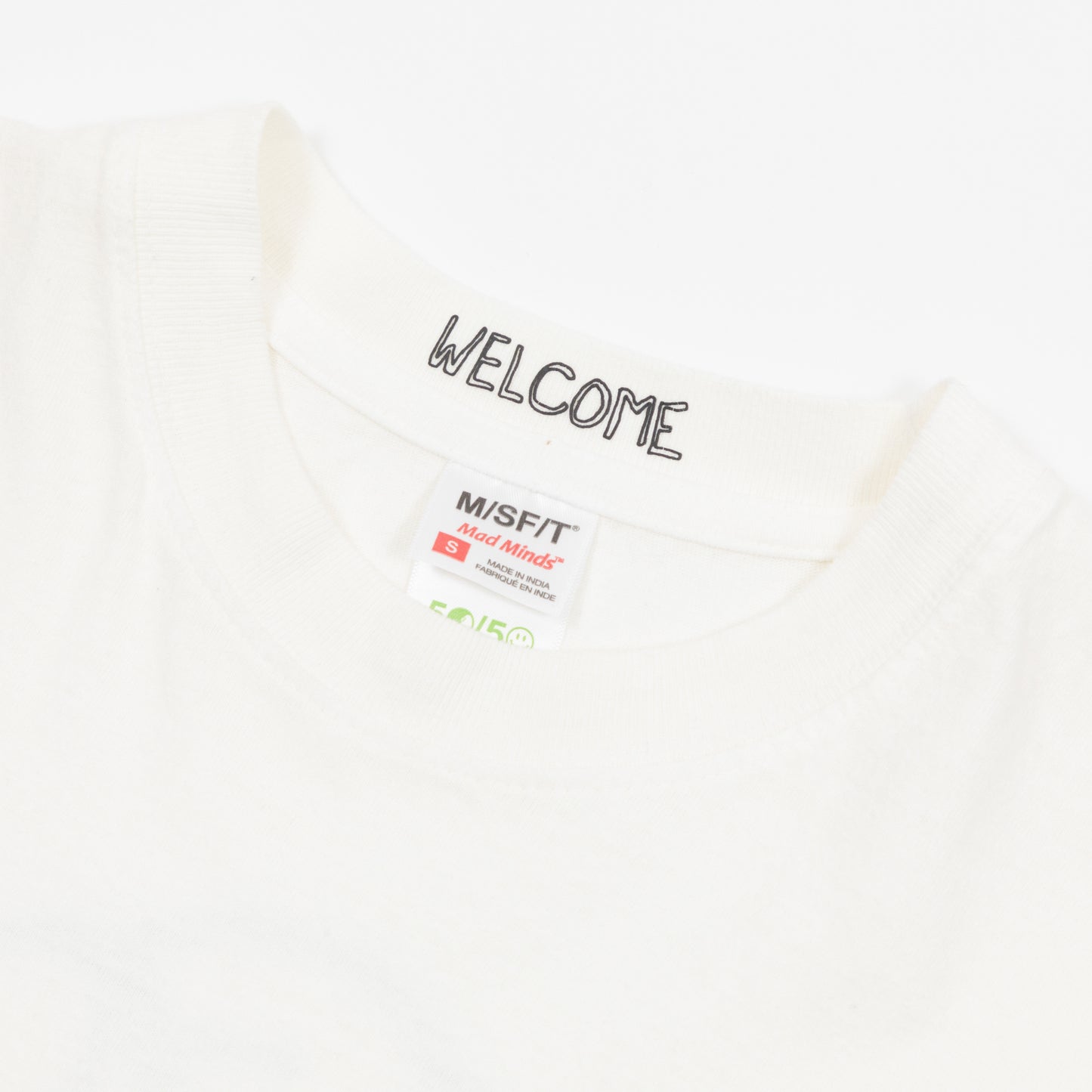 MISFIT SHAPES Third Cycle T-Shirt in WHITE