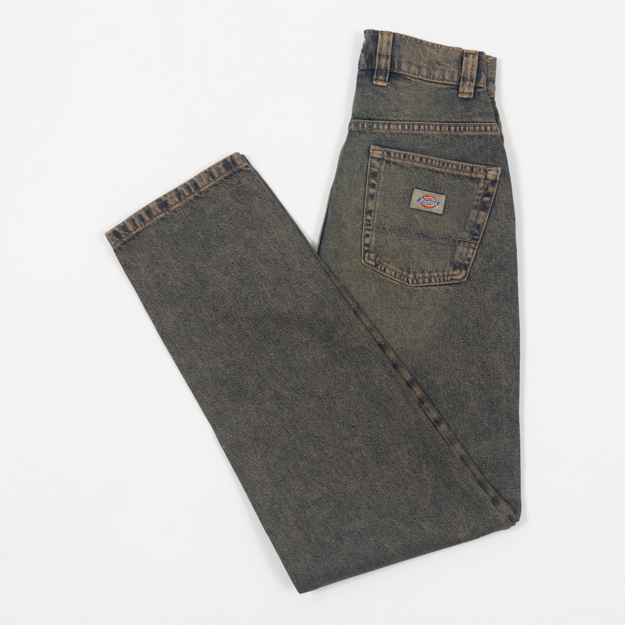 Womens DICKIES Thomasville Denim Pant in YELLOW FADE INDIGO