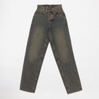 Womens DICKIES Thomasville Denim Pant in YELLOW FADE INDIGO