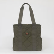 DICKIES Thorsby Quilted Tote Bag in GREEN