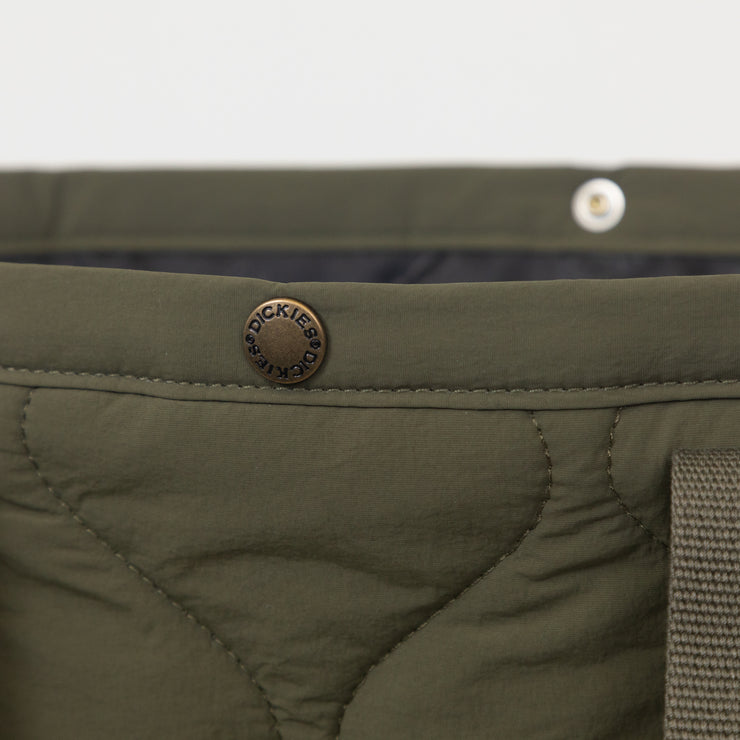 DICKIES Thorsby Quilted Tote Bag in GREEN