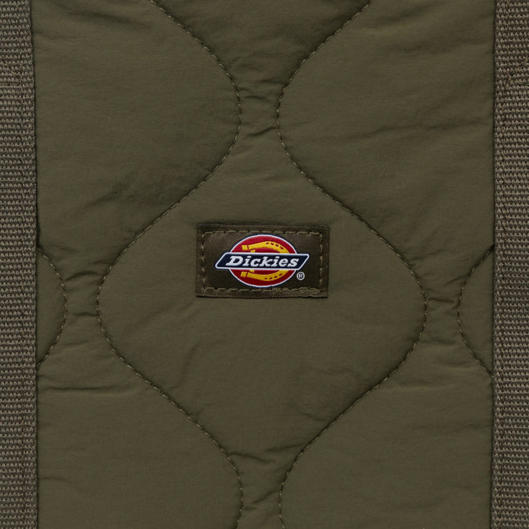 DICKIES Thorsby Quilted Tote Bag in GREEN