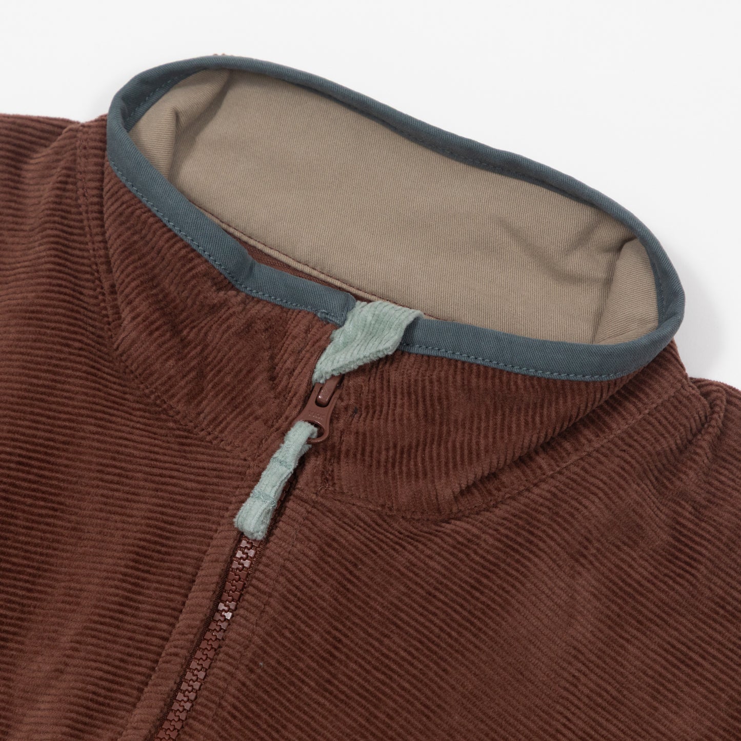 KAVU Throwshirt Flex Jacket in BLUE & BROWN
