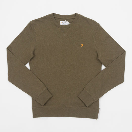 FARAH Tim Sweatshirt in GREEN