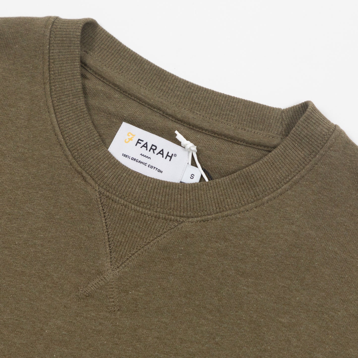 FARAH Tim Sweatshirt in GREEN
