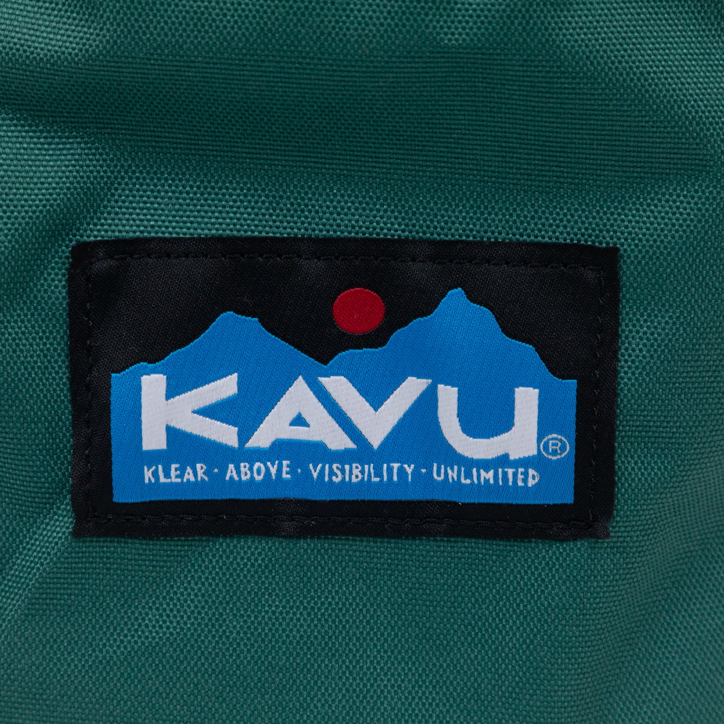 KAVU Timaru Backpack in GREEN & TAN
