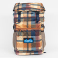 KAVU Timaru Backpack in CABIN PLAID